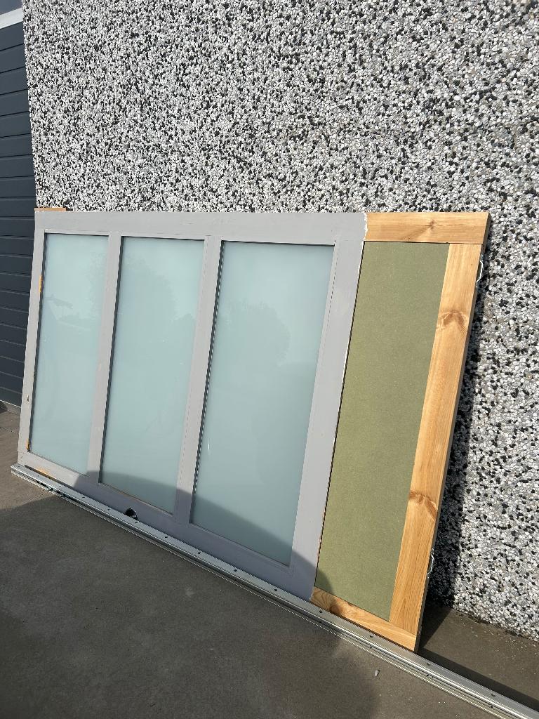 Schuifdeur te koop, Doe-het-zelf en Bouw, Deuren en Vliegenramen, Ophalen, Gebruikt, Binnendeur, Schuifdeur