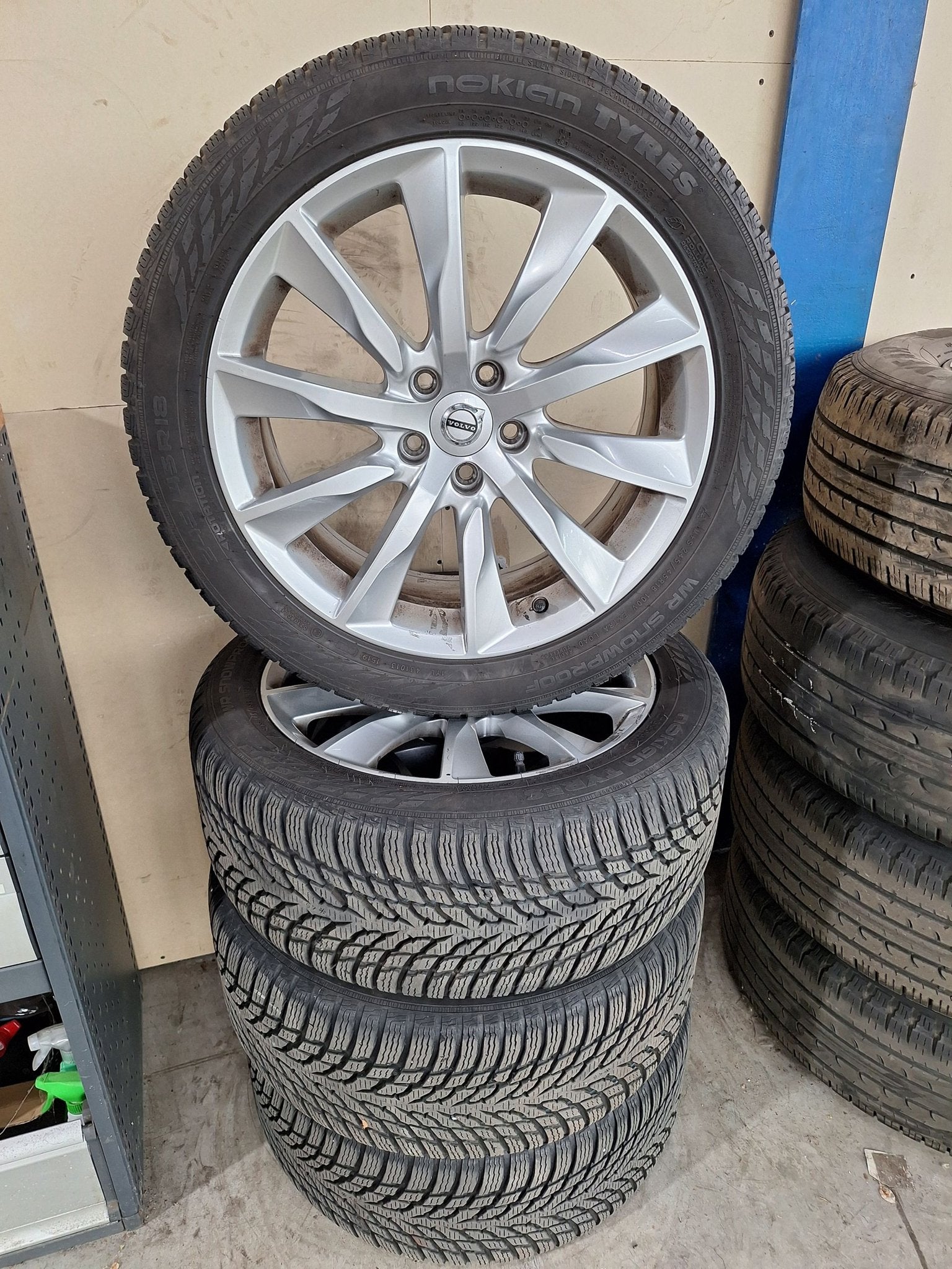 Volvo V90 Winterset 18 Inch Origineel, Autos : Pièces & Accessoires, Pneus & Jantes, Pneus et Jantes, -, Véhicule de tourisme