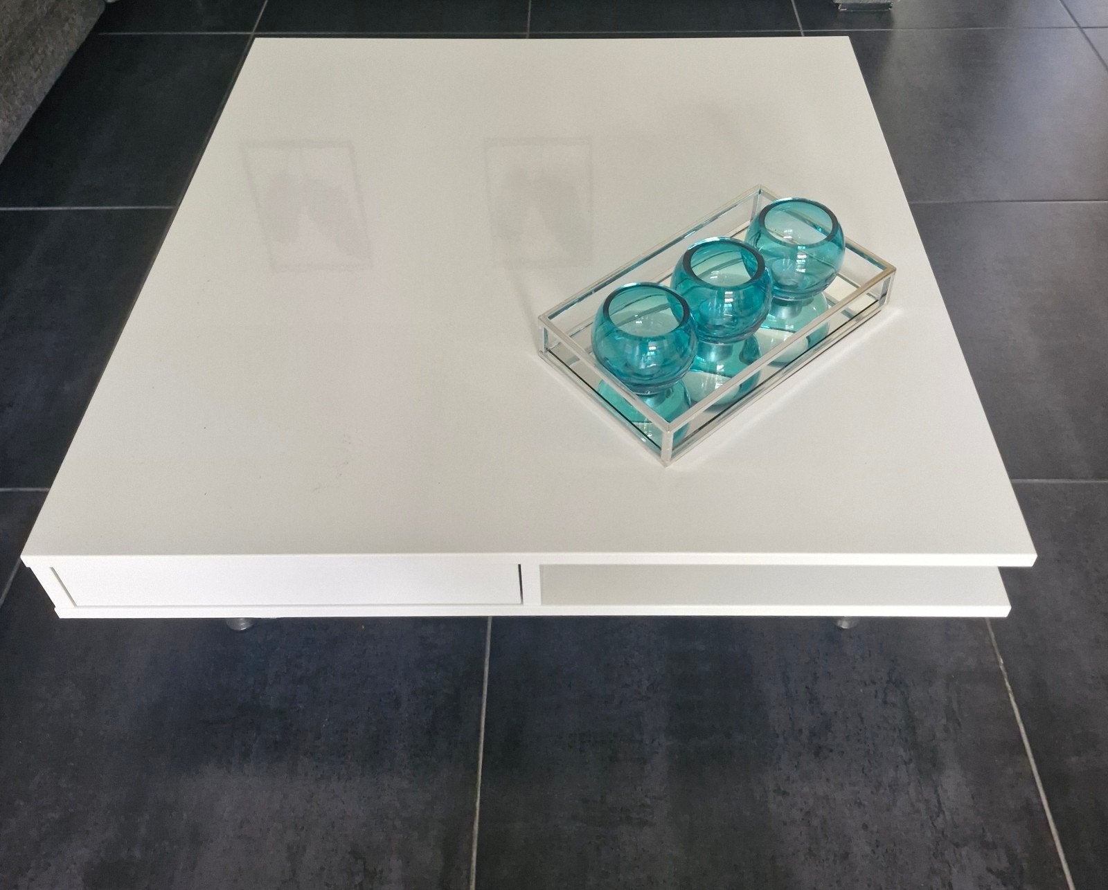 Mooie wit salontafel, Huis en Inrichting, Tafels | Salontafels, Ophalen