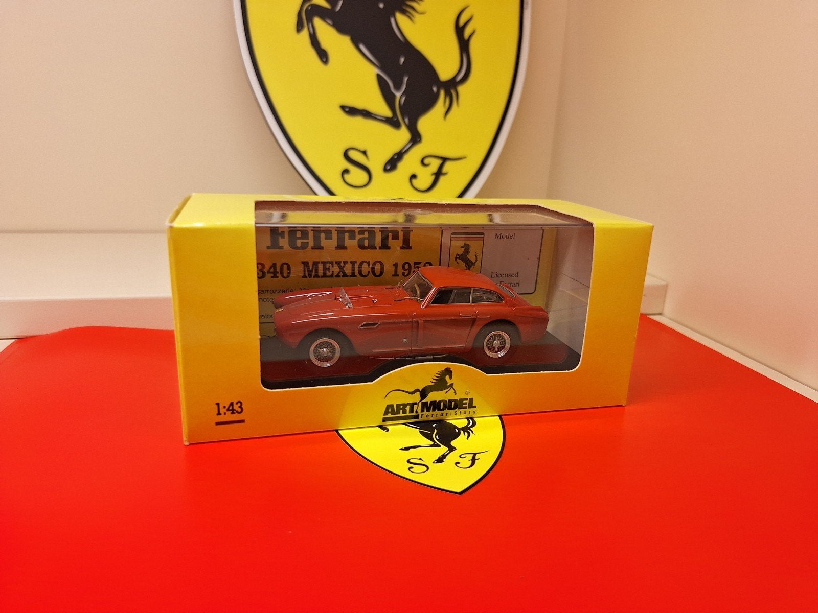 Ferrari 340 Mexico Art Model 1/43, Ophalen of Verzenden, Zo goed als nieuw, Auto, Overige merken