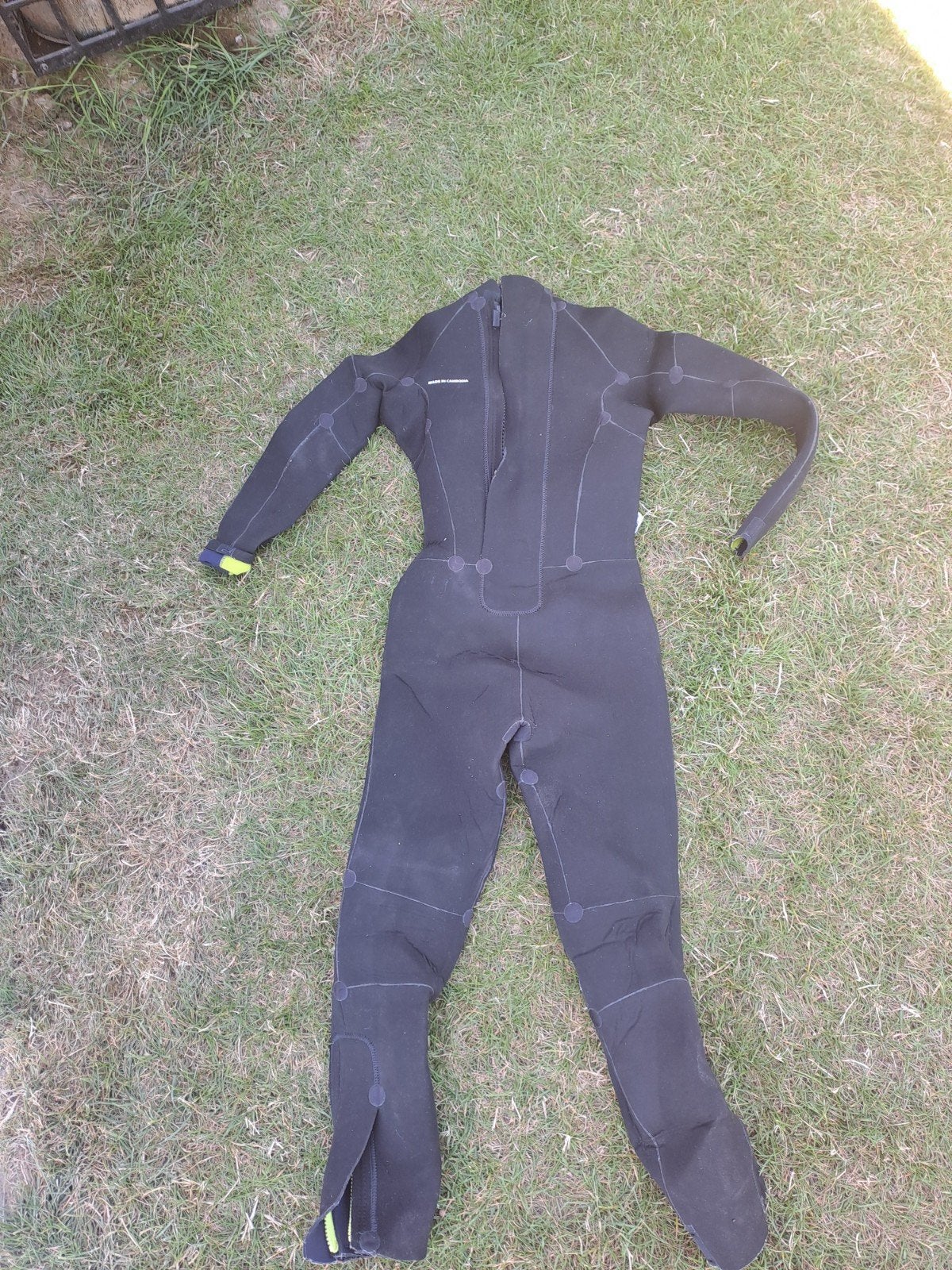 wetsuit kind 12 jaar, Sports nautiques & Bateaux, Plongée, Enlèvement, Utilisé, Combinaison de plongée