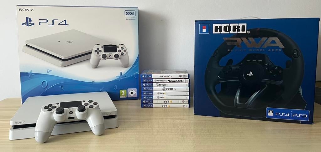 PS4 Slim 500GB Bundle, Games en Spelcomputers, Ophalen, Met 1 controller, Slim, 500 GB