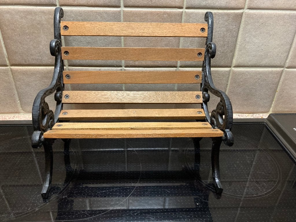 Gietijzeren poppen- en berenbankje, Ophalen of Verzenden