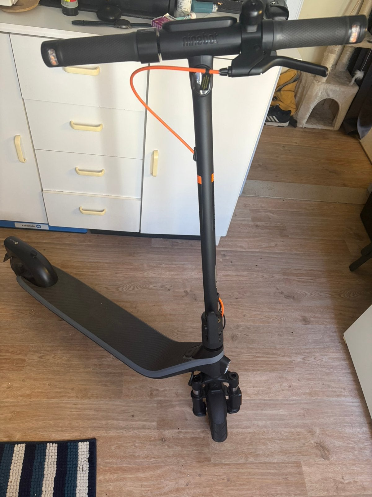 Étape Ninebot, Enlèvement, Comme neuf