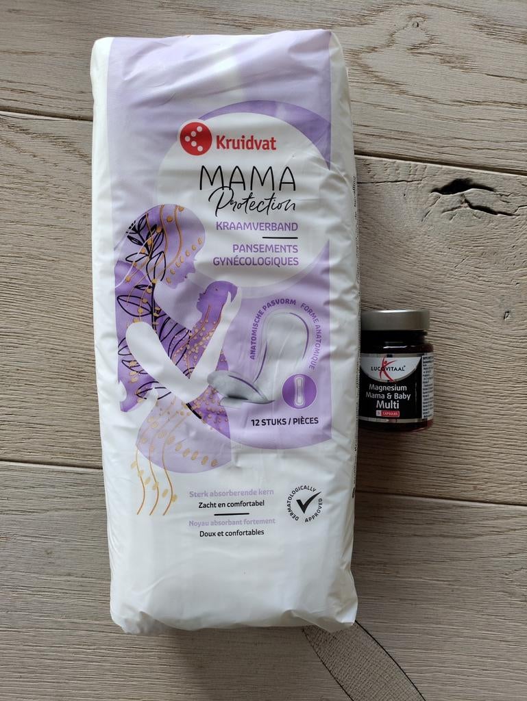Kraamverband en magnesiumcapsules, Enfants & Bébés, Enlèvement