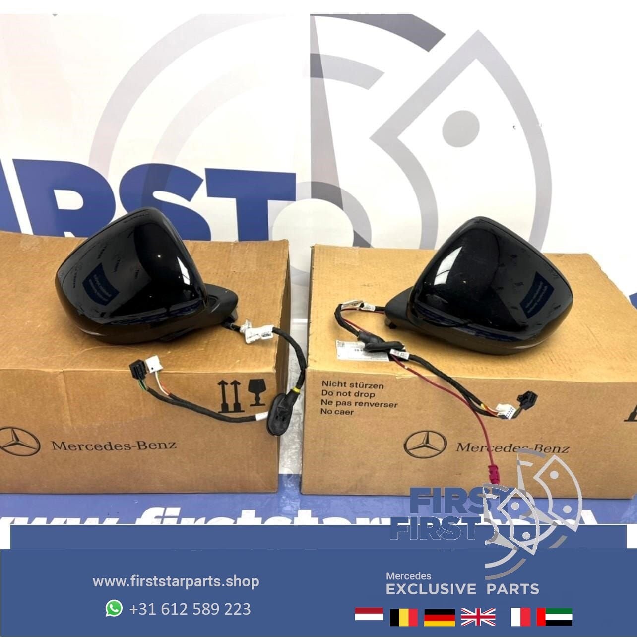 W177 V177 a klasse A35 A45 A45S AMG SPIEGEL SET LINKS + RECH, Utilisé, -, -, Enlèvement ou Envoi