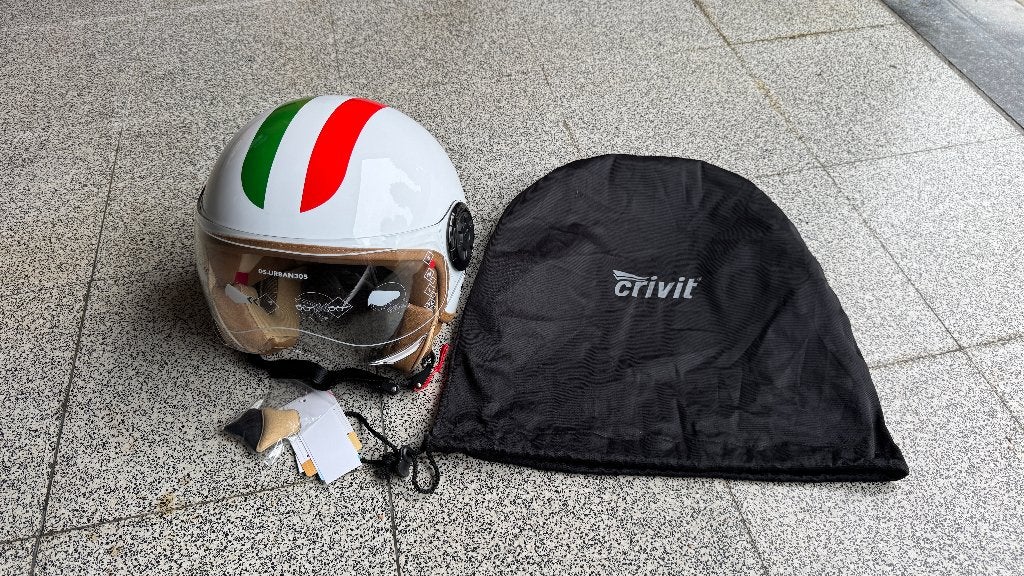 Hilm Crivit maat S, Motoren, Nieuw met kaartje, Jethelm, Ophalen of Verzenden, S