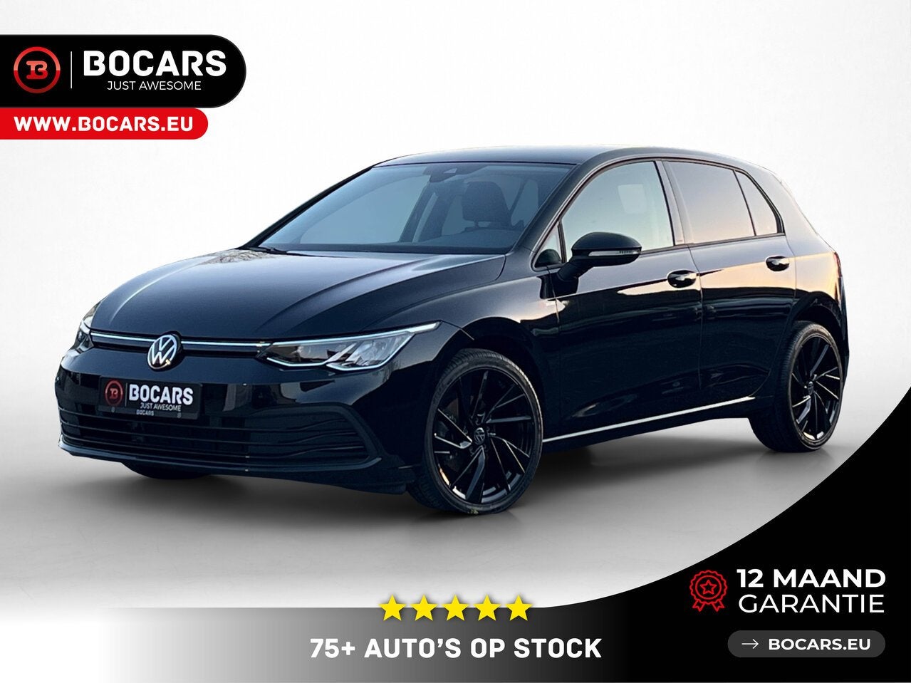 Volkswagen Golf 8 Life, 0 kg, 4 deurs, 0 kg, Zwart