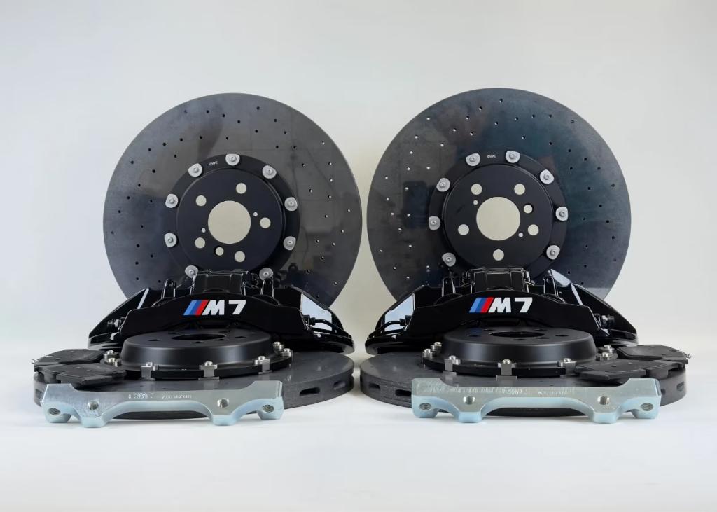 Kit disques en céramique avec étriers BMW M760E 410 x 38 mm, Autos : Pièces & Accessoires, Enlèvement ou Envoi, Neuf, BMW