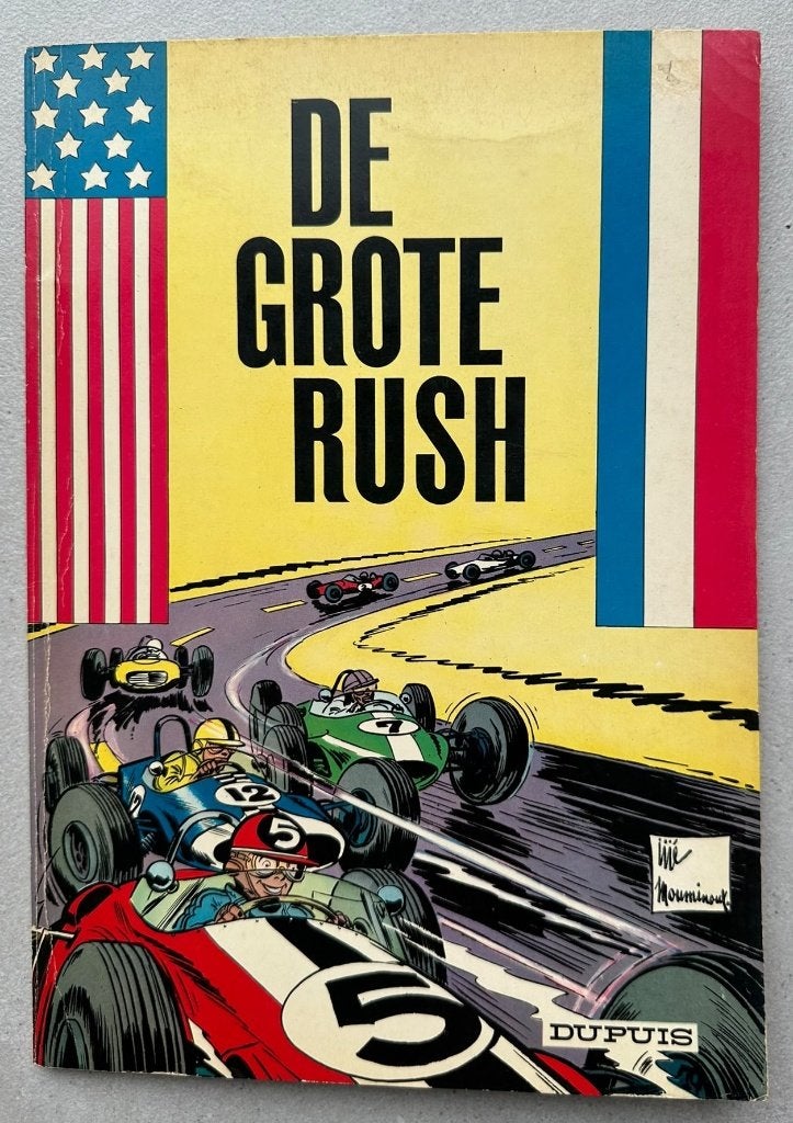 Jan Kordaat, De grote rush - Eerste druk 1965, Gelezen, Eén stripboek, Ophalen of Verzenden, Jijé