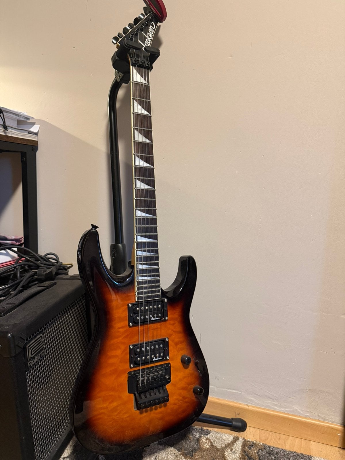 Jackson guitaar te koop, Musique & Instruments, Instruments à corde | Guitares | Électriques, Enlèvement, Utilisé, Autres marques