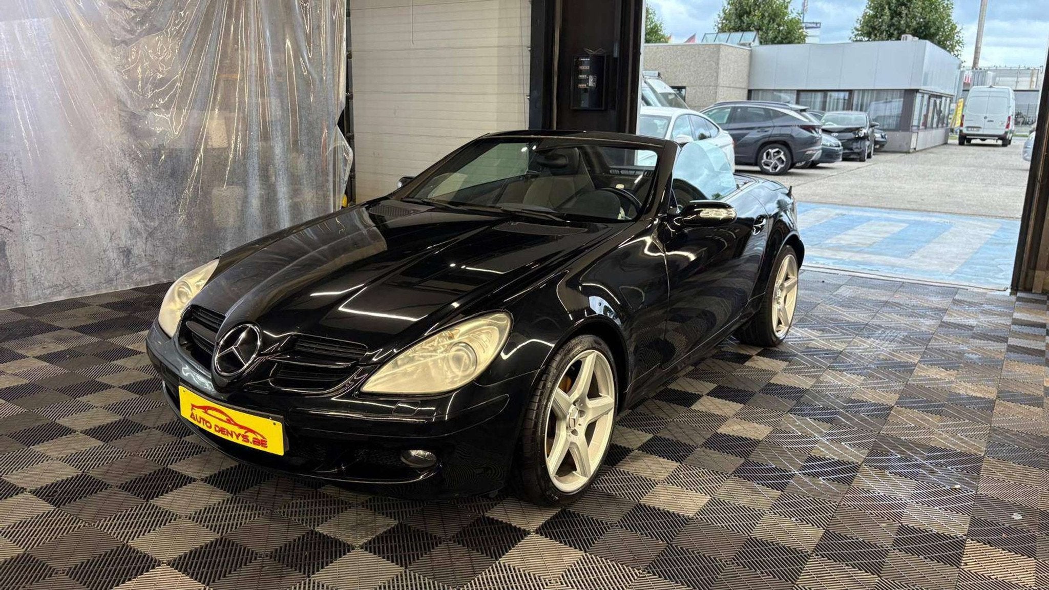 Mercedes-Benz SLK SLK200 1.8 benzine manueel 158893km cabrio, Autos, Achat, Entreprise, 1796 cm³, Euro 4