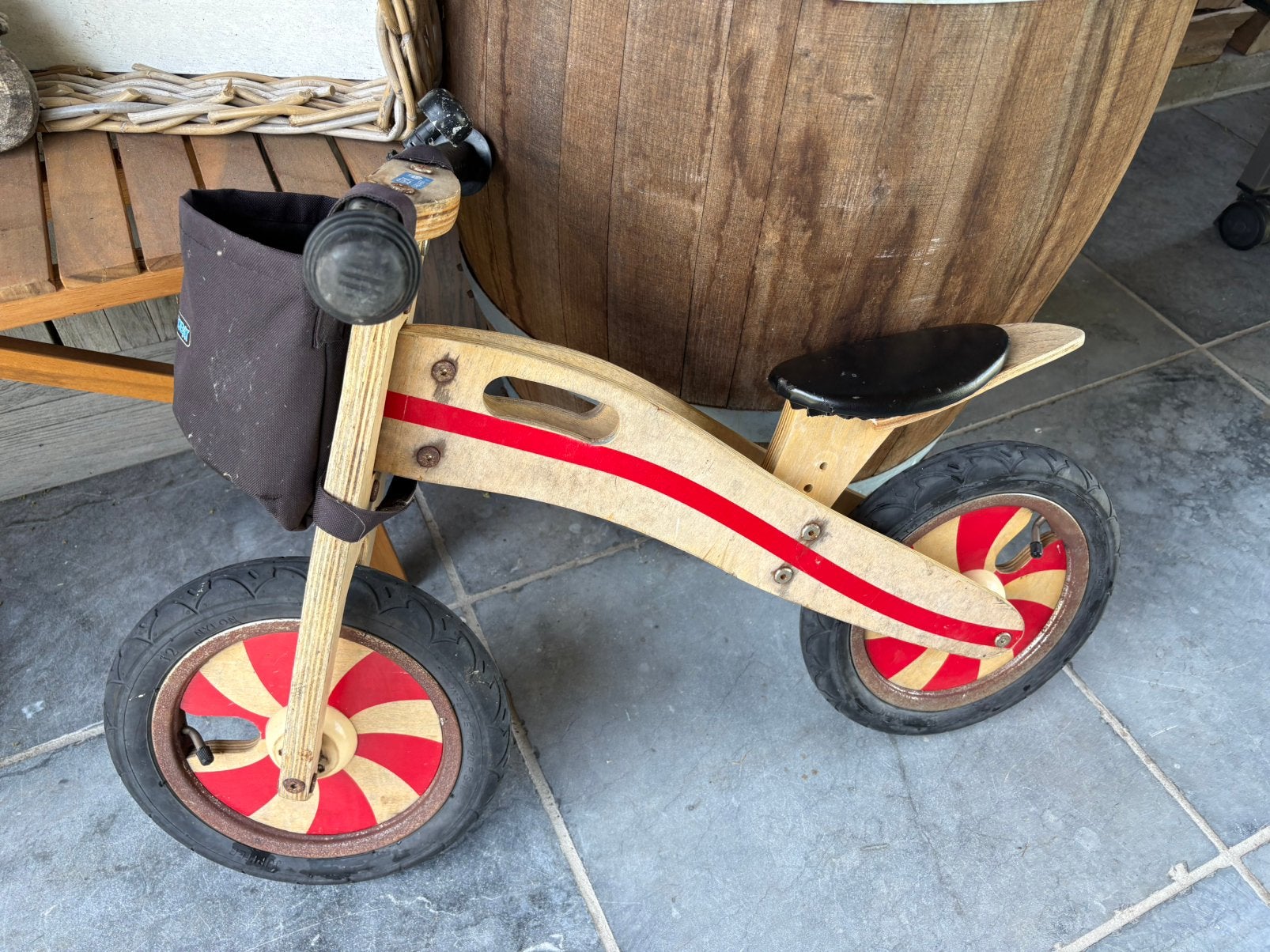 Loopfiets in hout, Ophalen, Gebruikt, Loopfiets