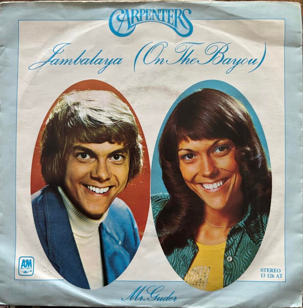 Carpenters - Jambalaya( on the Bayou)- Mr. Guder ( 7”vinyl ), Enlèvement ou Envoi