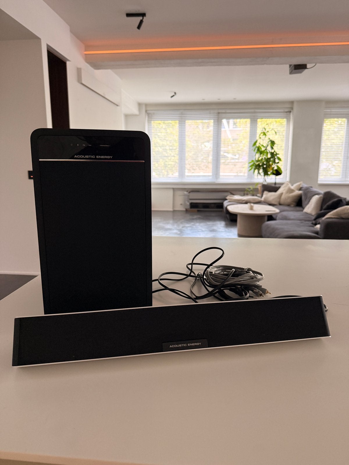 Acoustic Energy Soundbar & Subwoofer, Ophalen, Zo goed als nieuw