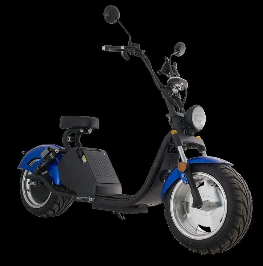 GTS HL 3.0  E-shopper, Blauw, met bagagerek en topkoffer, Fietsen en Brommers, Ophalen, Zo goed als nieuw, Overige typen, Overige merken
