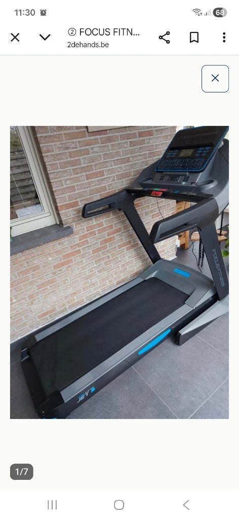 Professionele loopband focus fitness jet 9 iplus zgan, Ophalen, Nieuw, Benen, Loopband