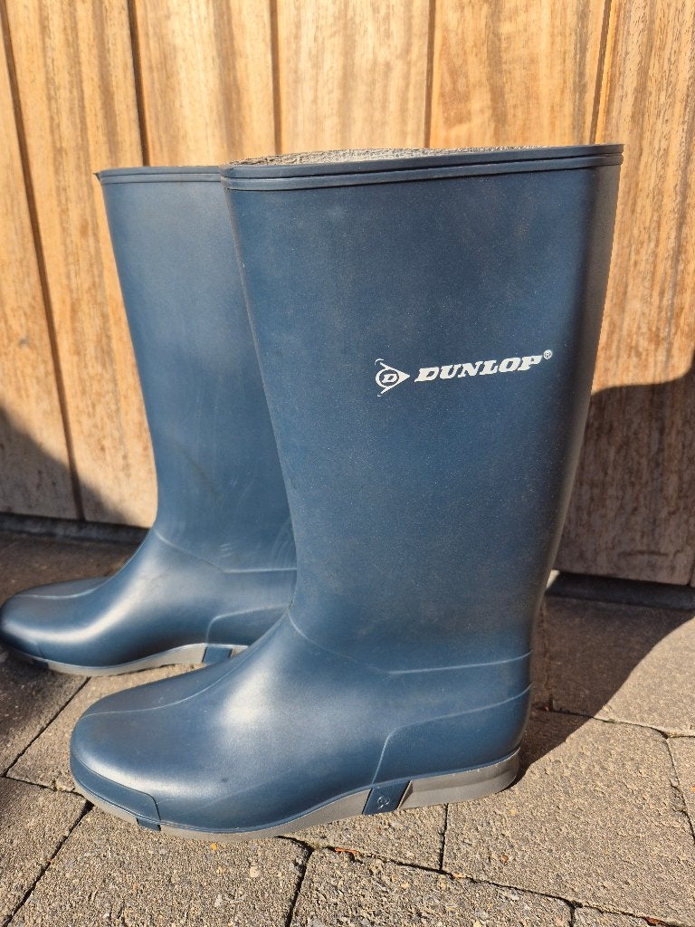Rubberen laarzen Dunlop maat 42, Kleding | Dames, Ophalen, Blauw, Regenlaarzen, Gedragen