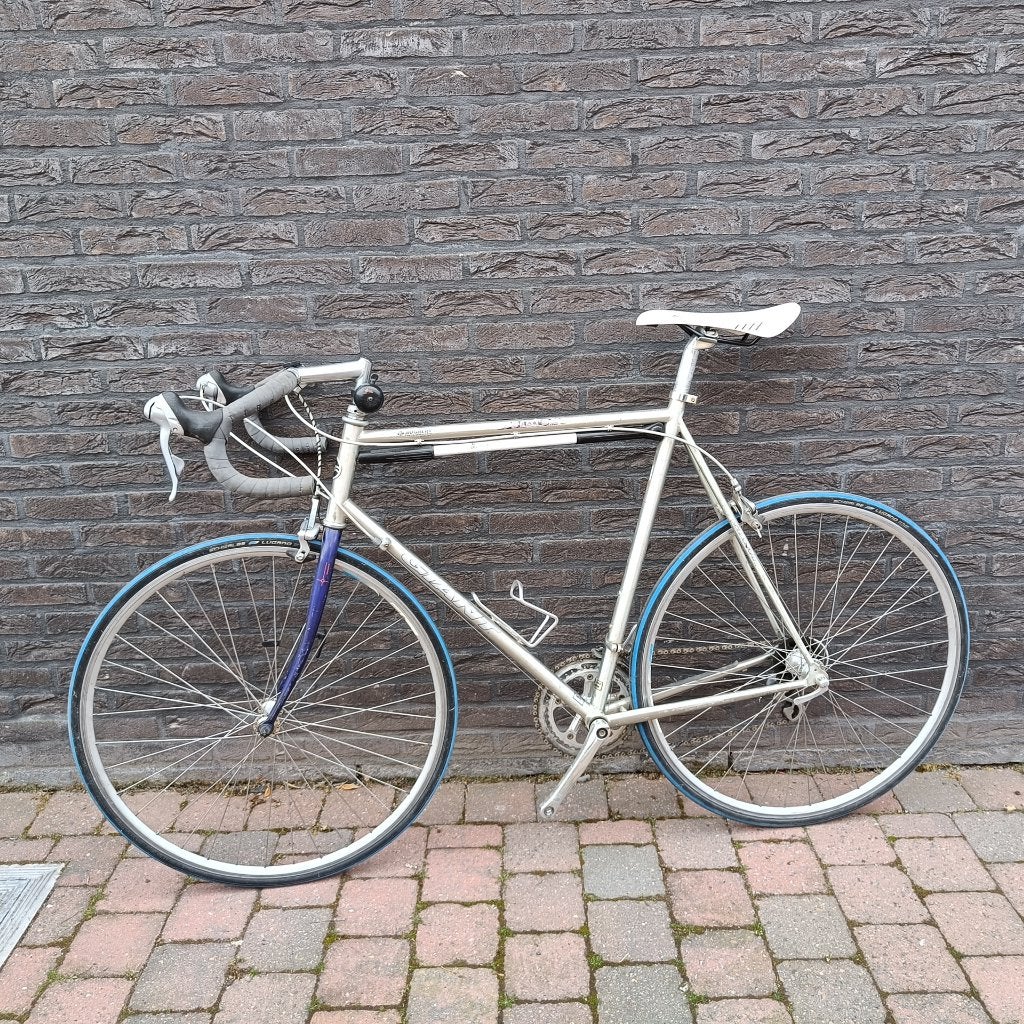 Racefiets giant, Fietsen en Brommers, Ophalen, Gebruikt, Staal, Velgrem