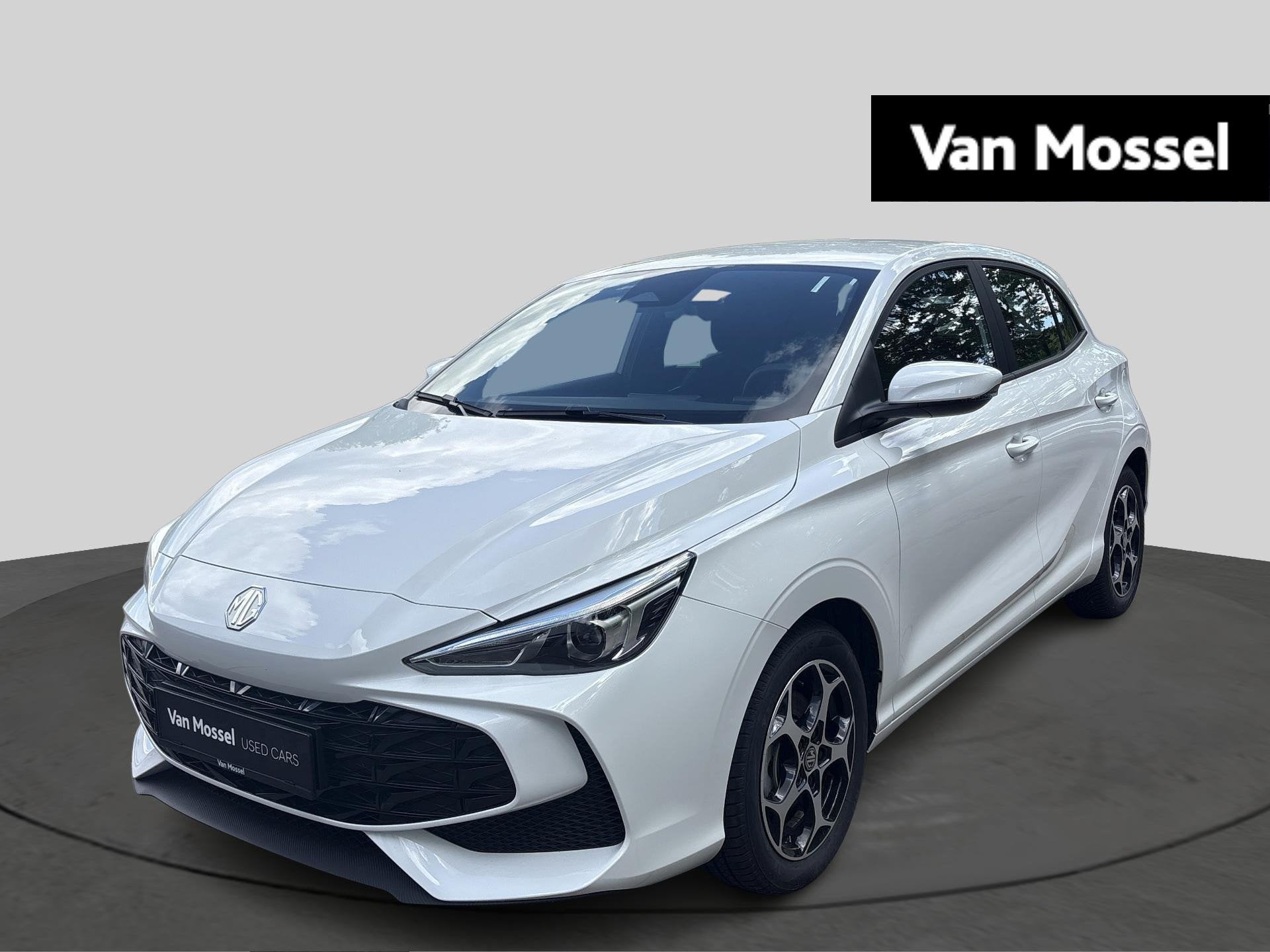 MG MG3 Hybrid+ Comfort, Auto's, MG, Stof, 4 cilinders, Wit, Bedrijf