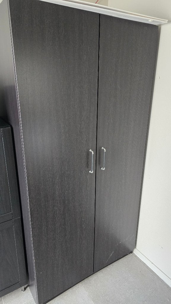 ZWARTE PAX KAST IKEA, Ophalen, 100 tot 150 cm, 200 cm of meer, Overige houtsoorten