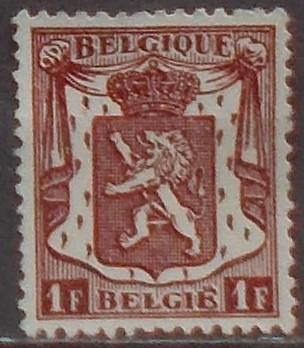 België 1945 nr. 715, Autre, Sans gomme, Affranchi, Timbre-poste