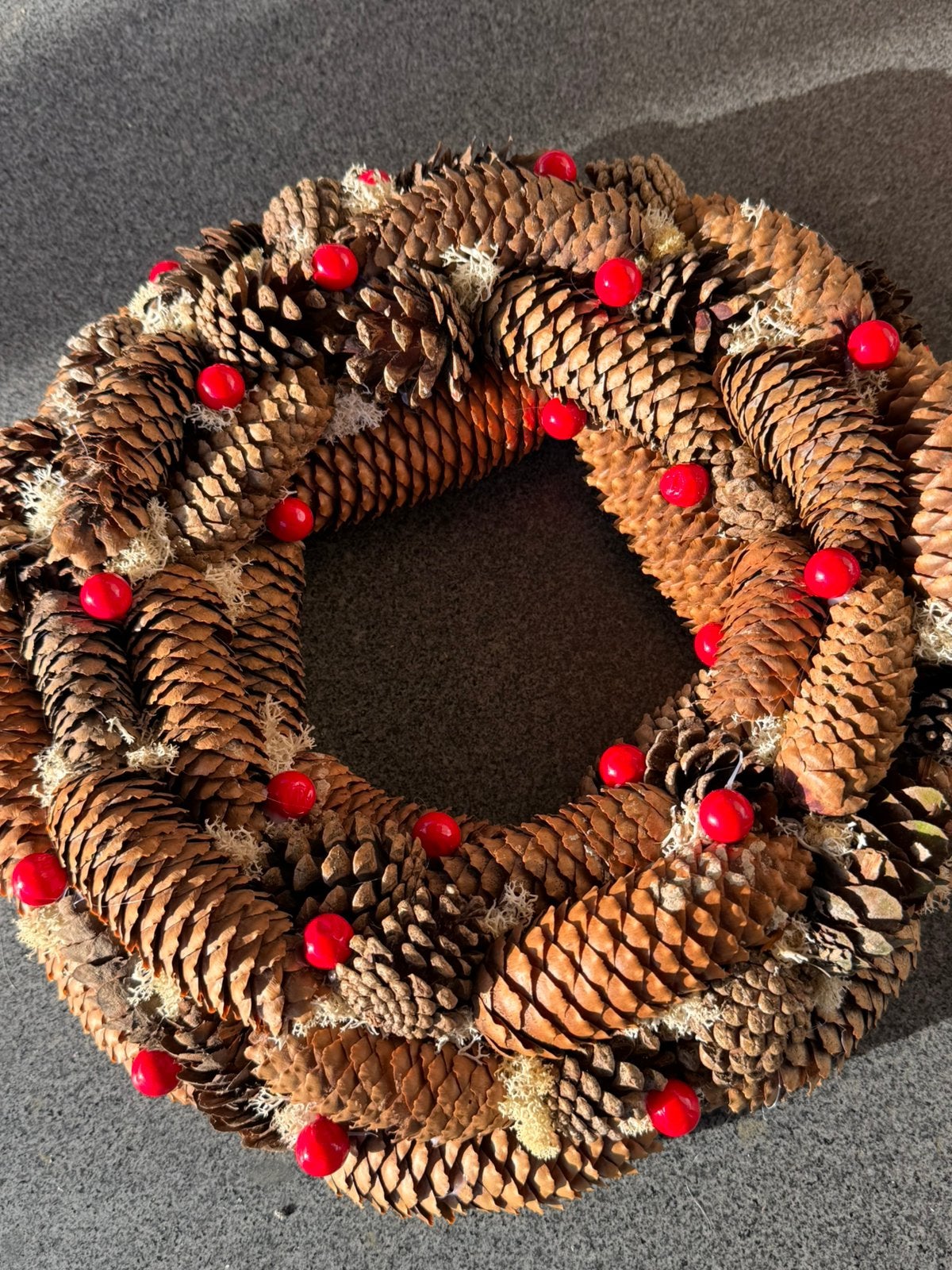 Prachtige herfst/ winterkrans / kerstkrans, Huis en Inrichting, Ophalen, Nieuw, Krans, Natuurlijk materiaal