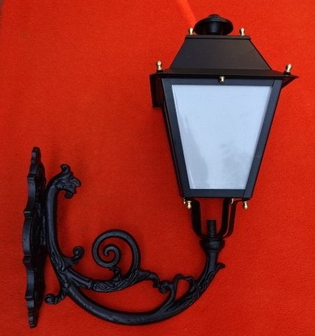 Gietijzeren wandlantaarn, tuinlamp, lantaarnpalen, Tuin en Terras, Buitenverlichting, Ophalen of Verzenden, Nieuw, Overige materialen