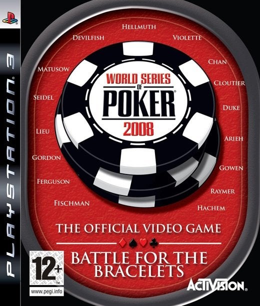 World Series of Poker 2008, Enlèvement ou Envoi, 1 joueur, À partir de 12 ans, Comme neuf