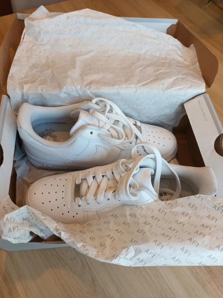 Nike Air Force 1 Wit Maat 43, Kleding | Heren, Schoenen, Verzenden, Wit, Nieuw, Sneakers