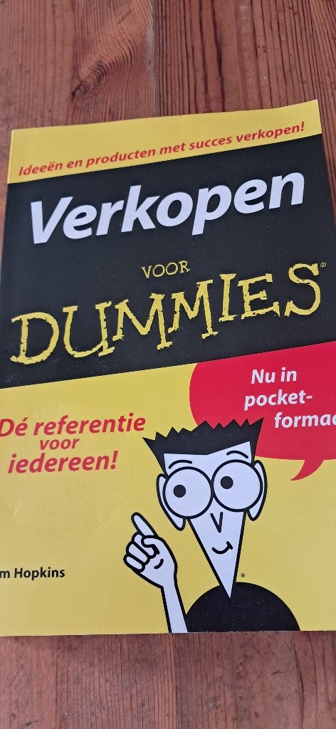 Boek ´ Verkopen voor dummies ´, Livres, Enlèvement, Comme neuf, Tom Hopkins
