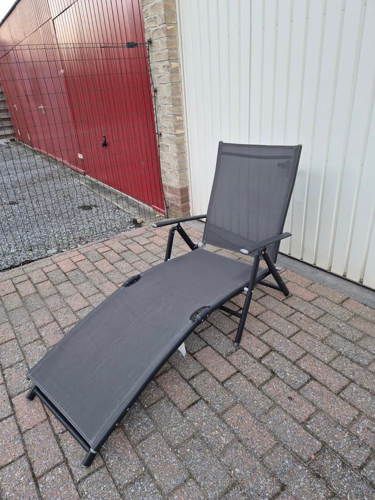Chaises longues Florabest, Enlèvement, Utilisé, Métal, Réglable