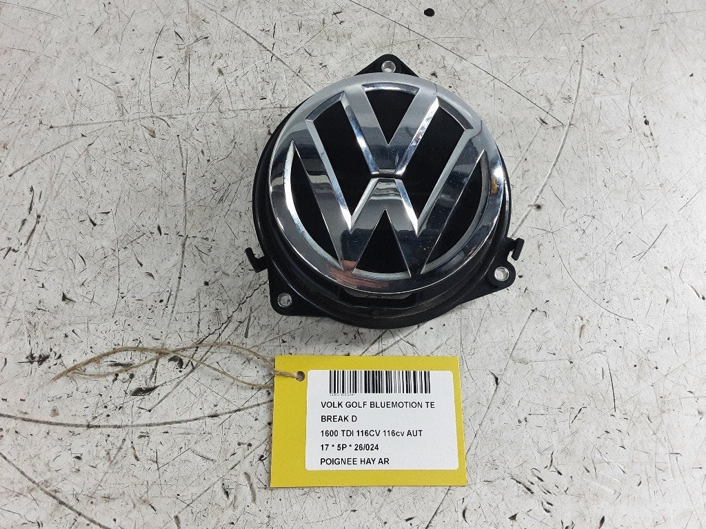 POIGNEE COFFRE / HAYON ARRIERE Golf VII Variant (AUVV), Volkswagen, Volkswagen AG, Utilisé, Kundenbetreuung@volkswagen.de