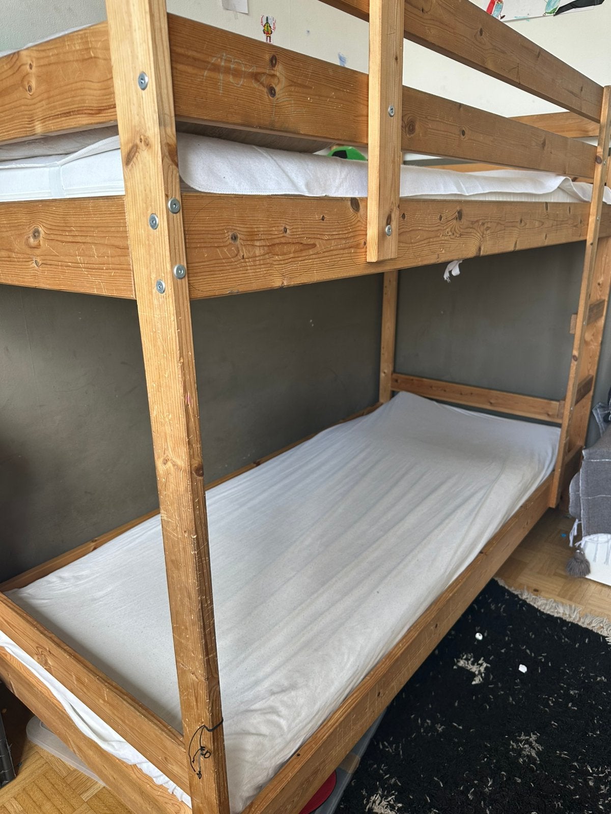 Stapelbed ikea mydal, Enlèvement, Utilisé, Lits superposés
