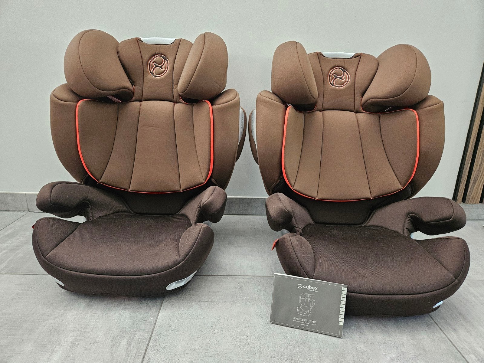 2 autostoelen Cybex Solution Q2 Platinum met isofix, Autres marques, 9 à 36 kg, Enlèvement, Utilisé