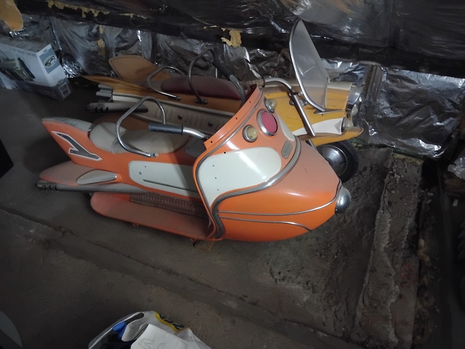 L'autopede scooter, Enlèvement