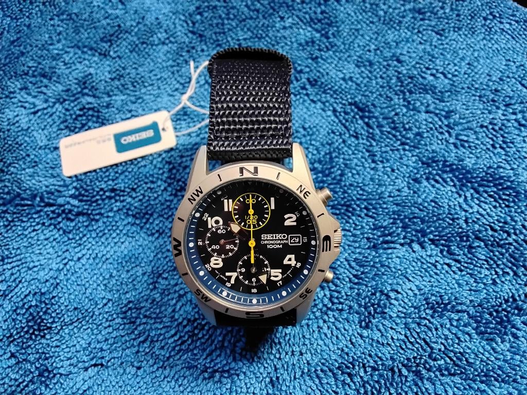 Seiko, Seiko, Staal, Polshorloge, Nieuw