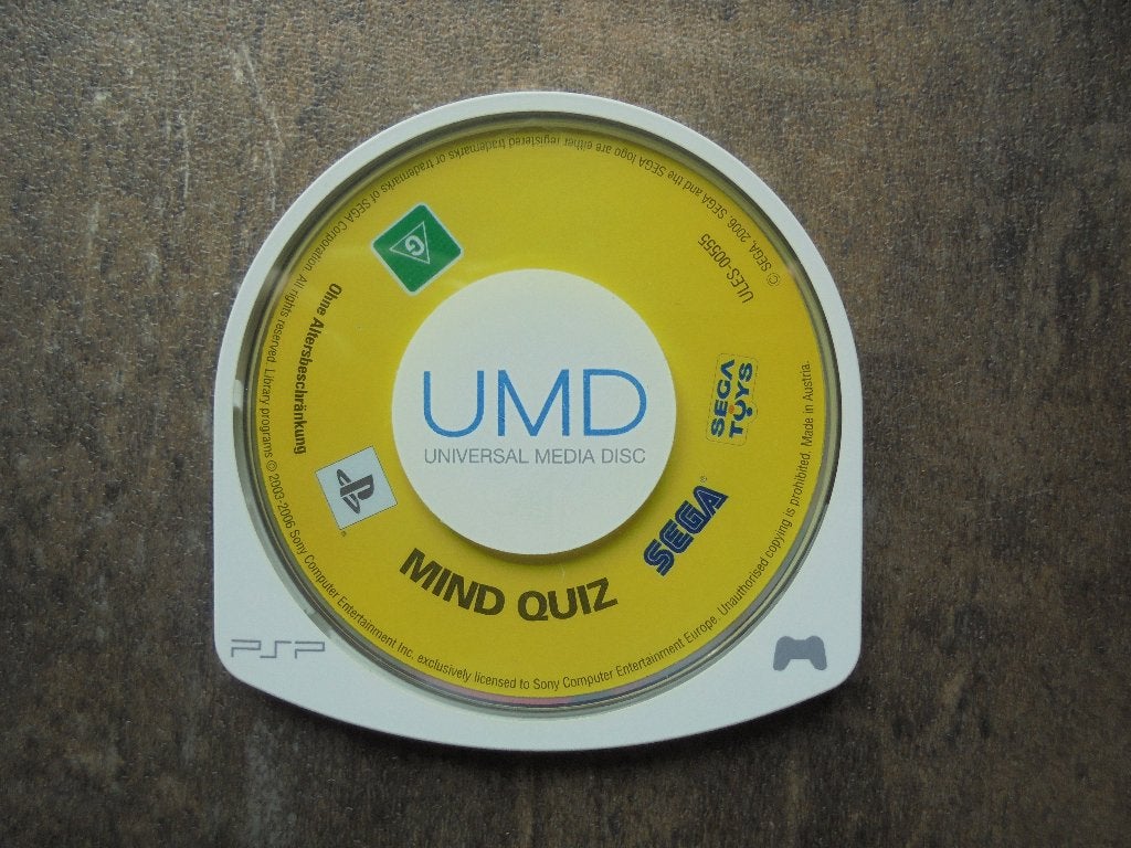 Mind Quiz voor PSP (zie foto's), Games en Spelcomputers, Games | Sony PlayStation Portable, Puzzel en Educatief, Gebruikt, 1 speler