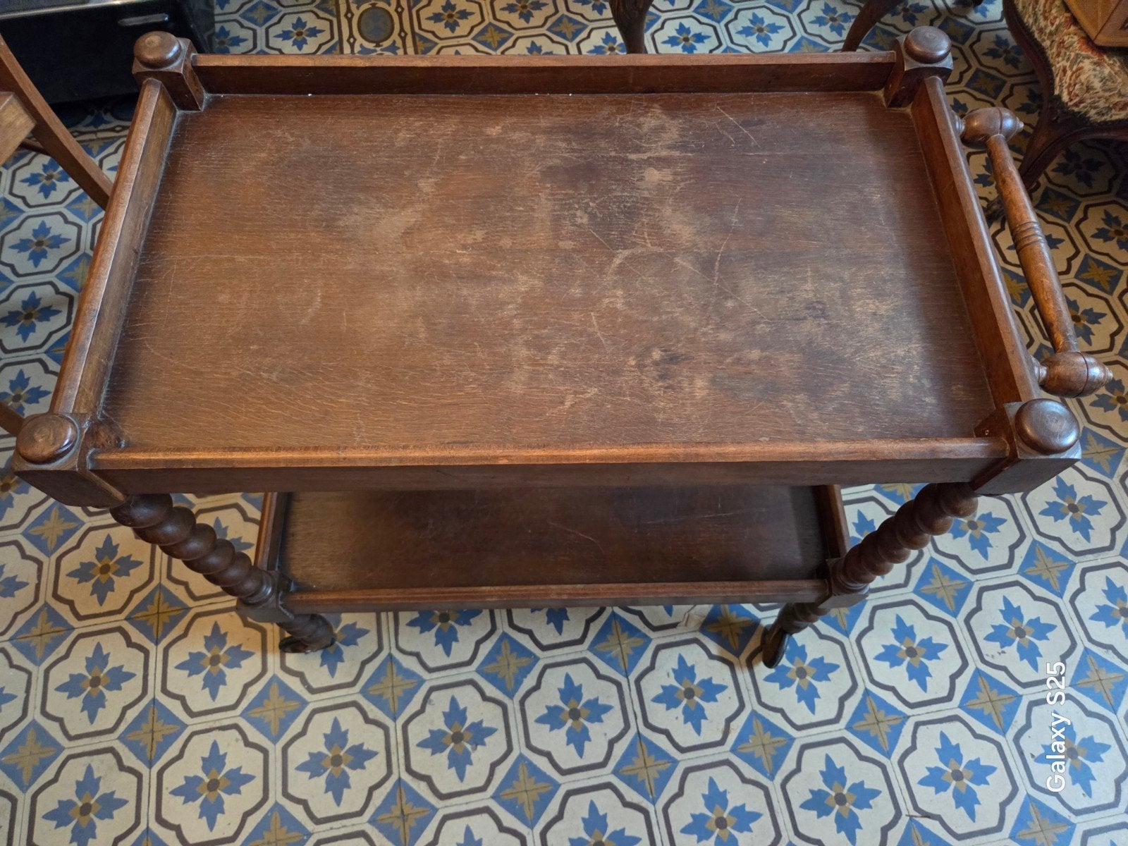 desserte chariot en bois, Enlèvement, Utilisé, Rectangulaire