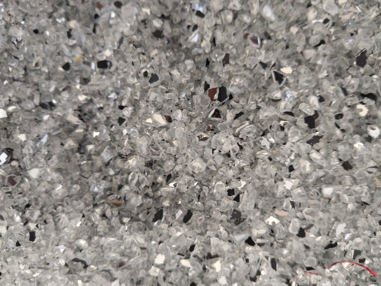 Paillettes de verre pilé / Miroir concassé argenté – 4kg, Enlèvement ou Envoi