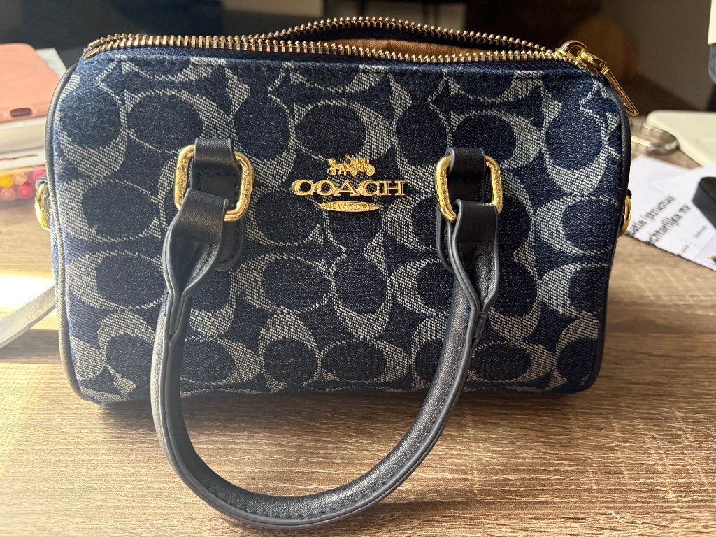 sac à bandoulière Coach, Enlèvement ou Envoi, Comme neuf, Bleu, Autres marques