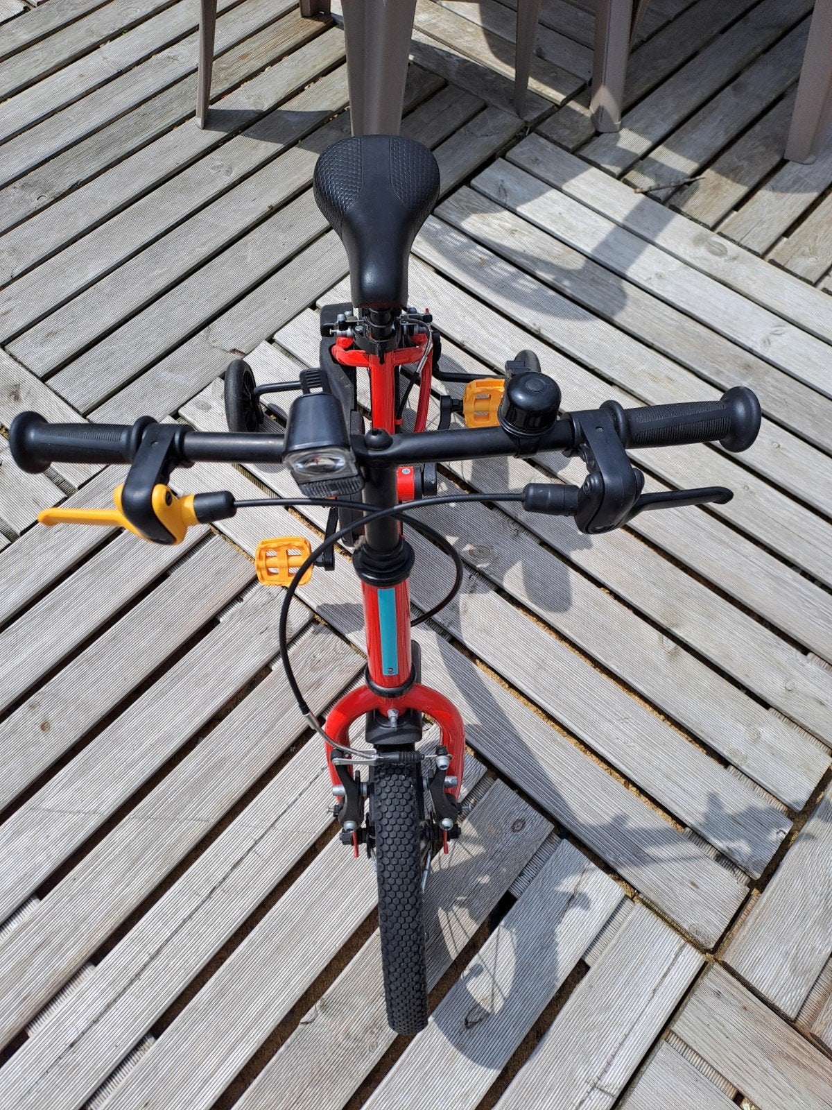 Kinderfiets, Ophalen
