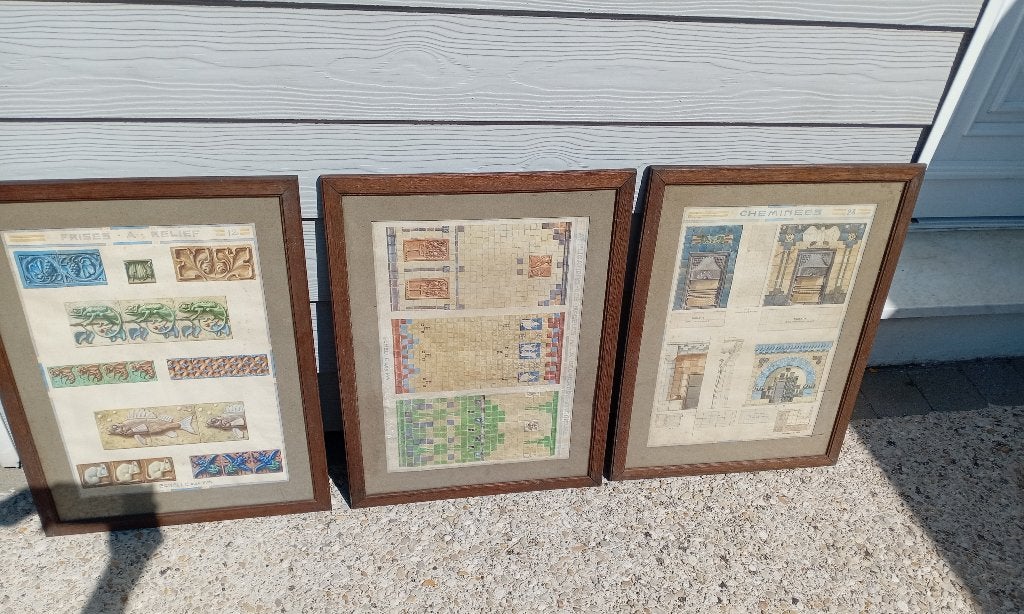 carreaux Desvres anciens, Antiquités & Art, Enlèvement ou Envoi