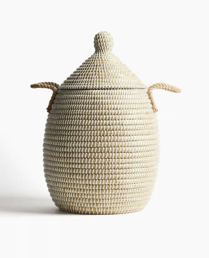 Mand/Opbergmand met deksel, Huis en Inrichting, Ophalen, Overige materialen, Mand, Nieuw