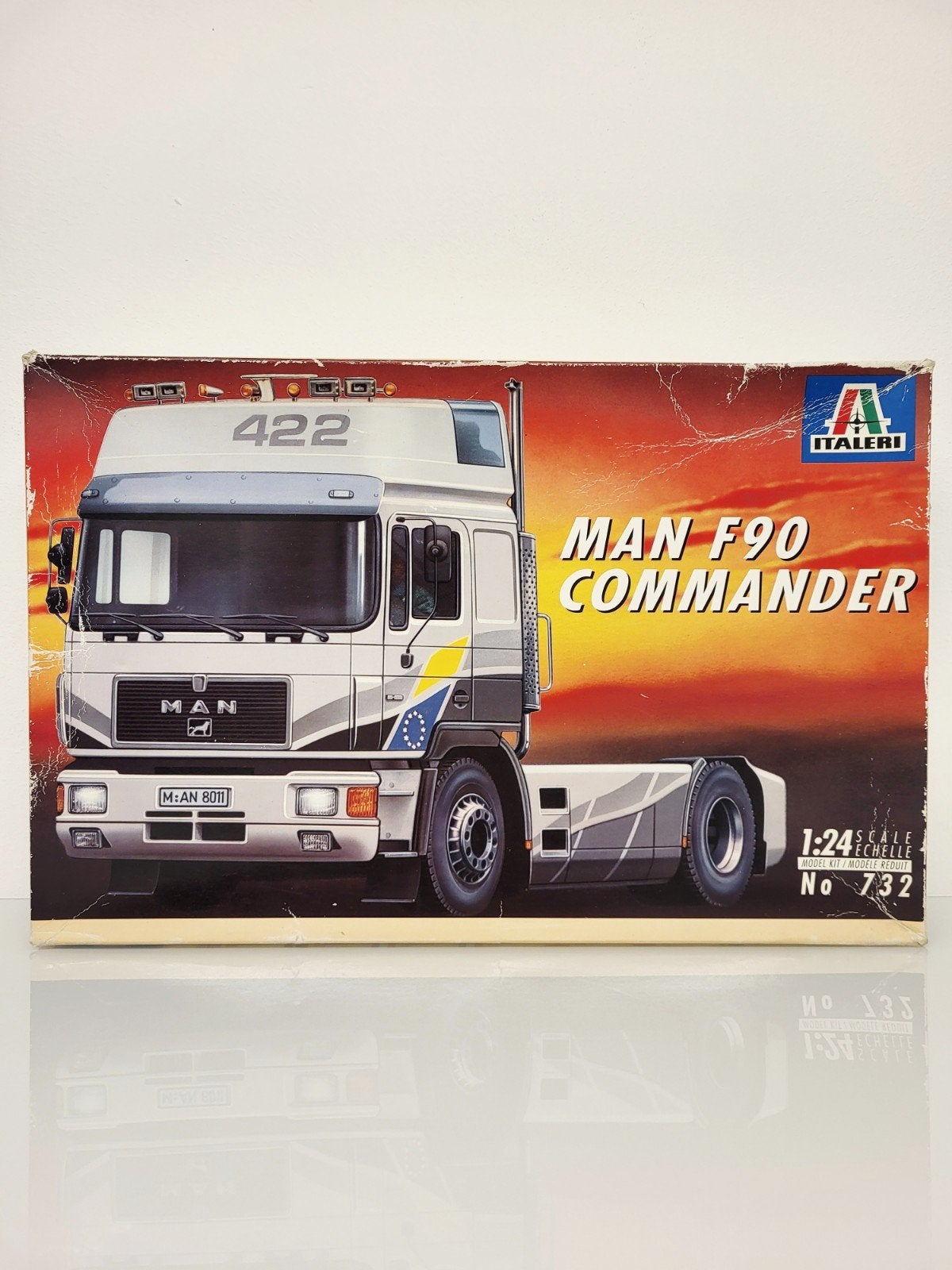 1:24 Italeri MAN F90 Commander, Italeri, Groter dan 1:32, Ophalen of Verzenden, Zo goed als nieuw