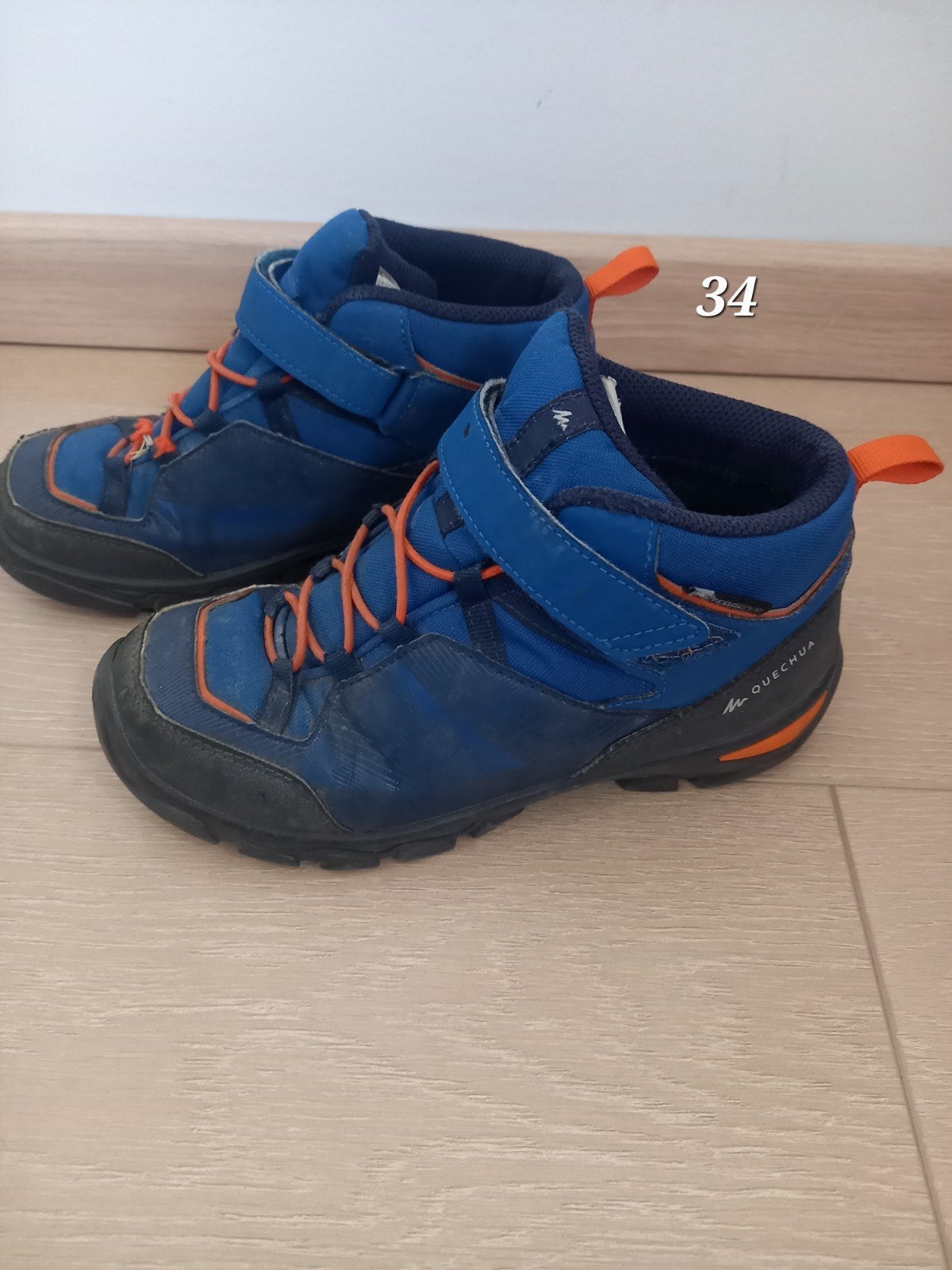 Waterdichte wandelschoenen van Decathlon maat 34, Kinderen en Baby's, Babykleding | Schoentjes en Sokjes, Ophalen of Verzenden