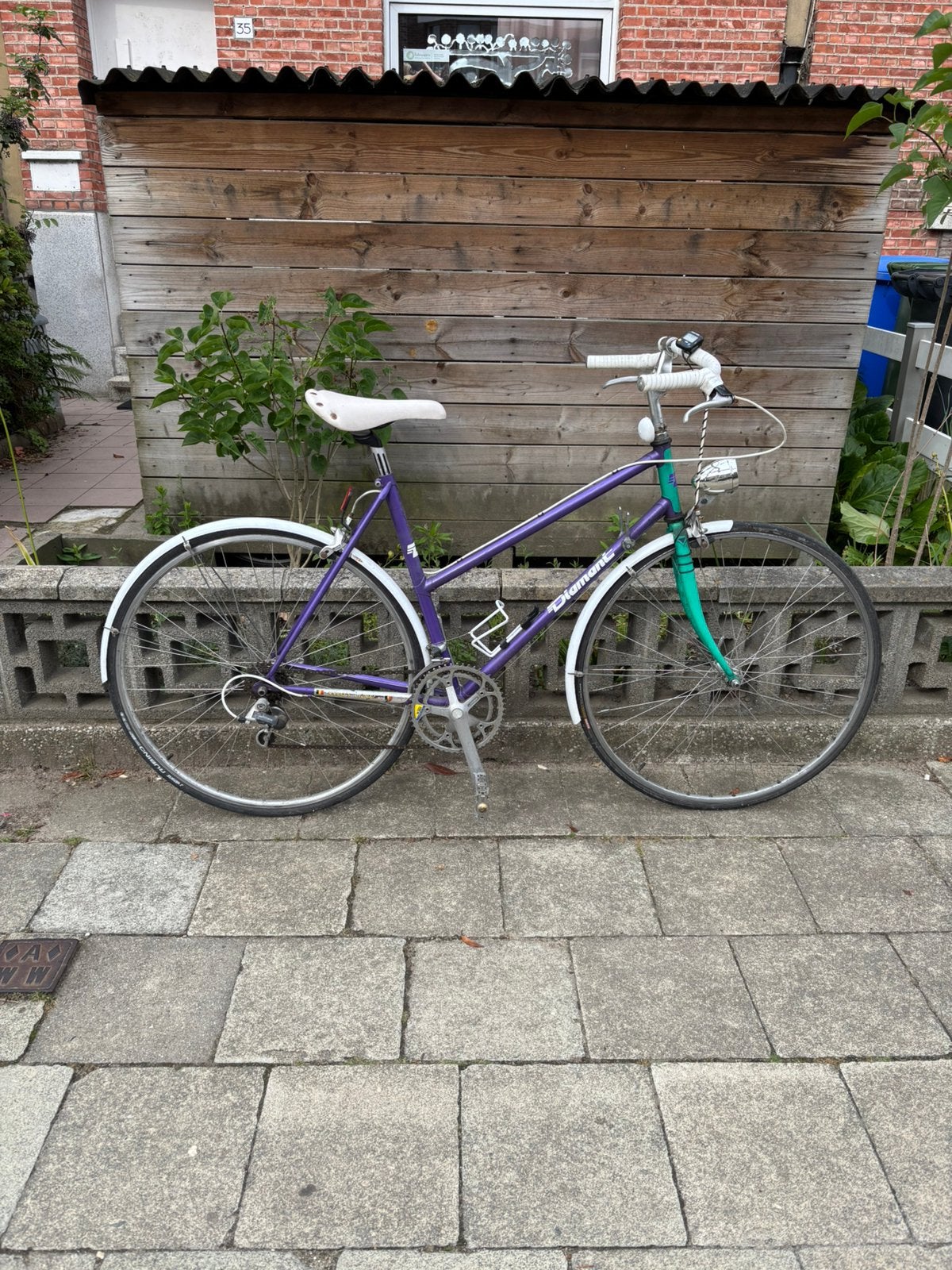 Diamant stads koersfiets vrouwen, Fietsen en Brommers, Fietsen | Racefietsen, Ophalen, Gebruikt, Dames
