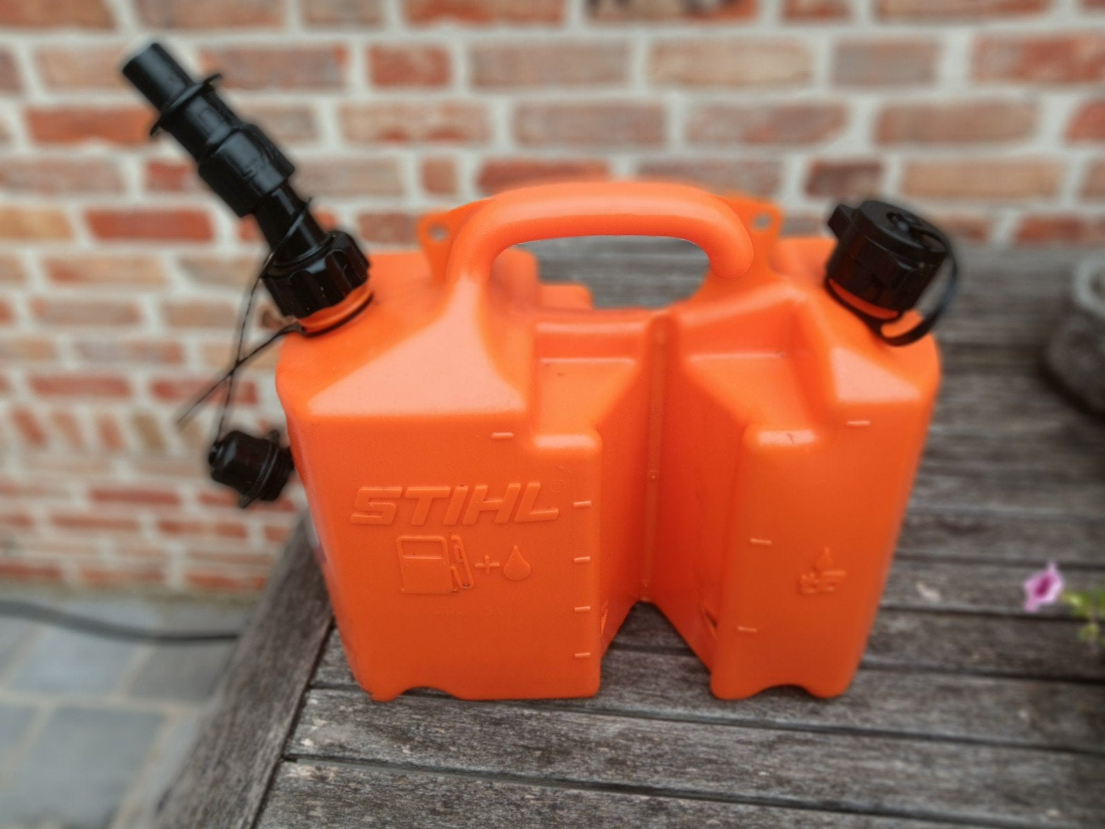 stihl combi jerrycans, Tuin en Terras, Ophalen, Zo goed als nieuw, STIHL Combi/Multisysteem
