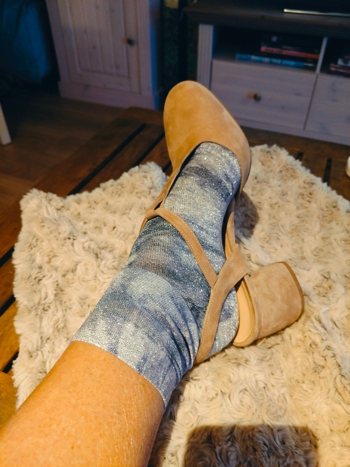 Suede cappuccino kleur Italiaanse schoenen, Ophalen of Verzenden, Nieuw, Schoenen met lage hakken