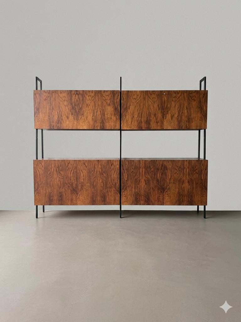 Buffet Mid Century - meuble mural 1960, Enlèvement, Utilisé